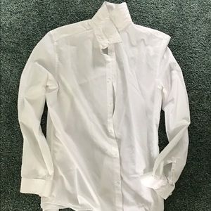 White H&M men’s large button up shirt